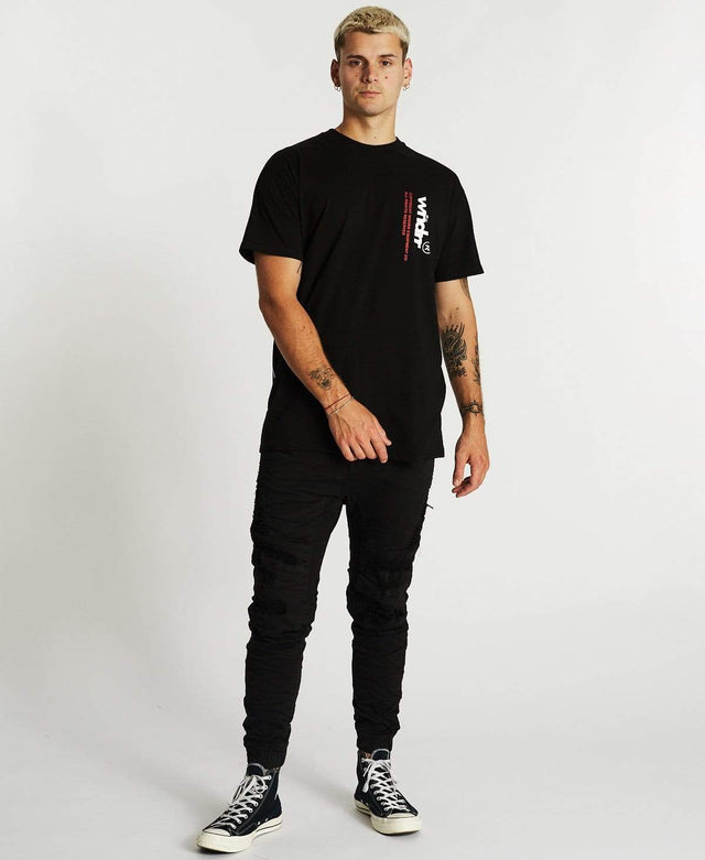 WNDRR Offsets Custom Fit T-Shirt Black