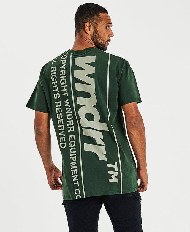 WNDRR Output Custom Fit T-Shirt Forest Green