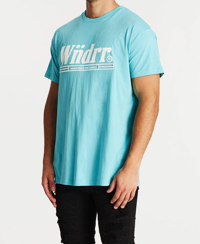 WNDRR Ouutta Time Custom Fit T-Shirt Marine Blue