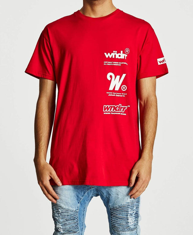 WNDRR Paradox Custom Fit T-Shirt Red