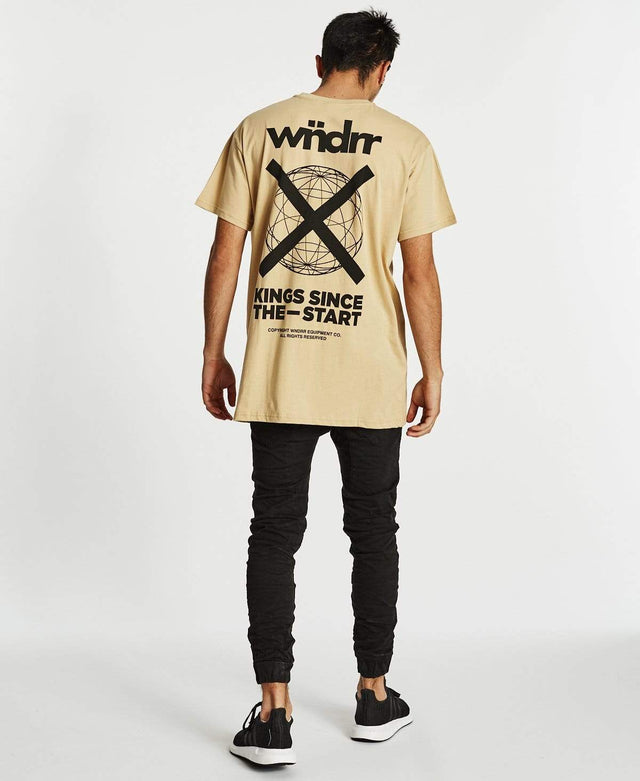 WNDRR Prosper Custom Fit T-Shirt Tan