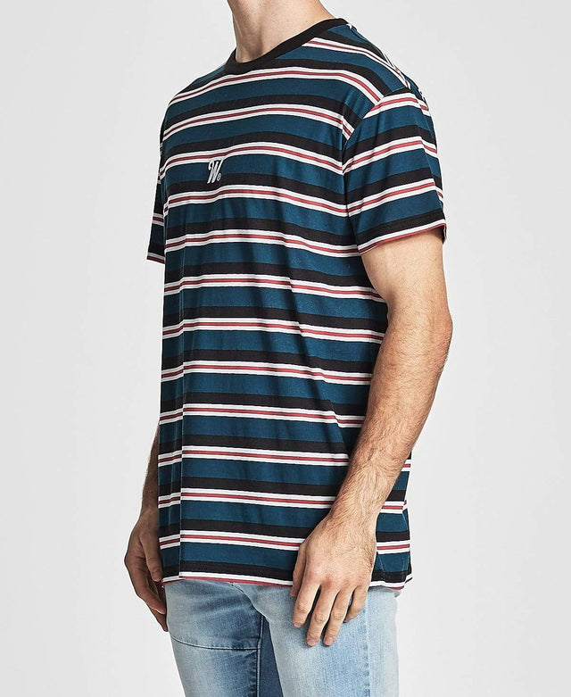 WNDRR Recess Stripe Custom Fit T-Shirt Multi Colour