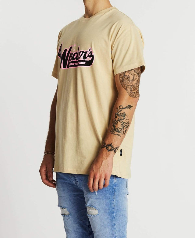 WNDRR Reece Custom Fit T-Shirt Tan