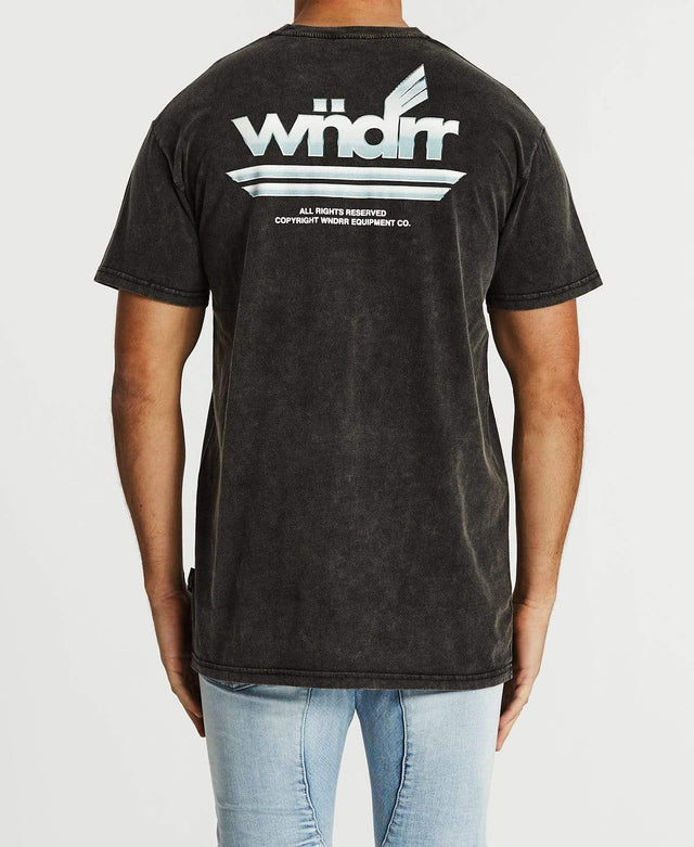 WNDRR Richfield Custom Fit T-Shirt Washed Black