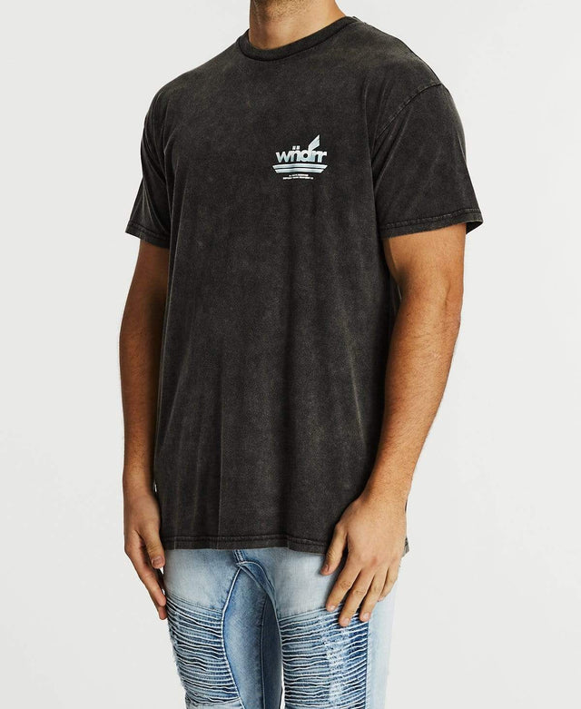 WNDRR Richfield Custom Fit T-Shirt Washed Black