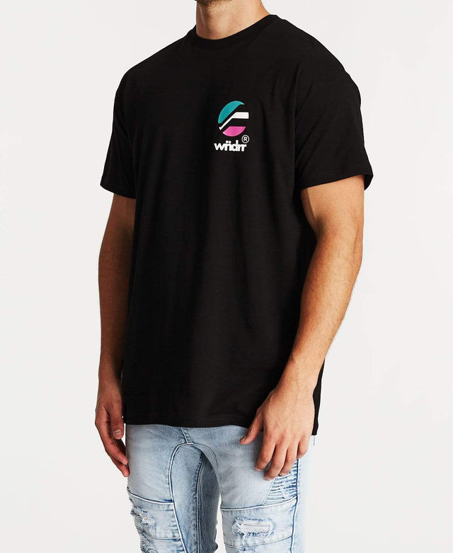 WNDRR Runnin Custom Fit T-Shirt Black