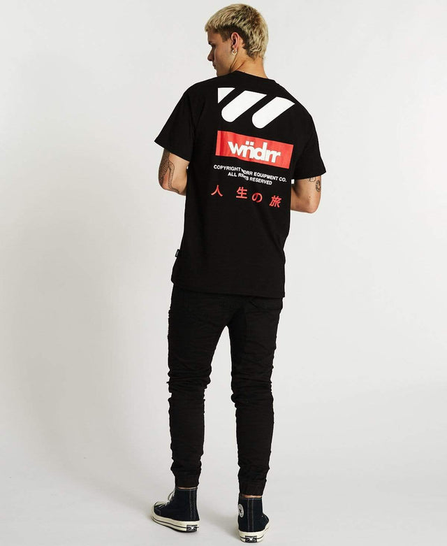 WNDRR Tetsu Custom Fit T-Shirt Black