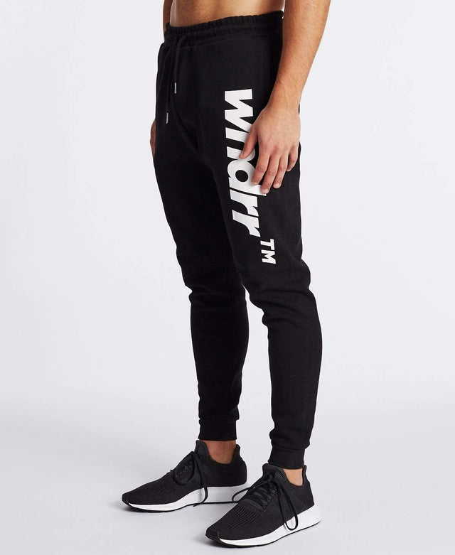 WNDRR Trademark Track Pants Black
