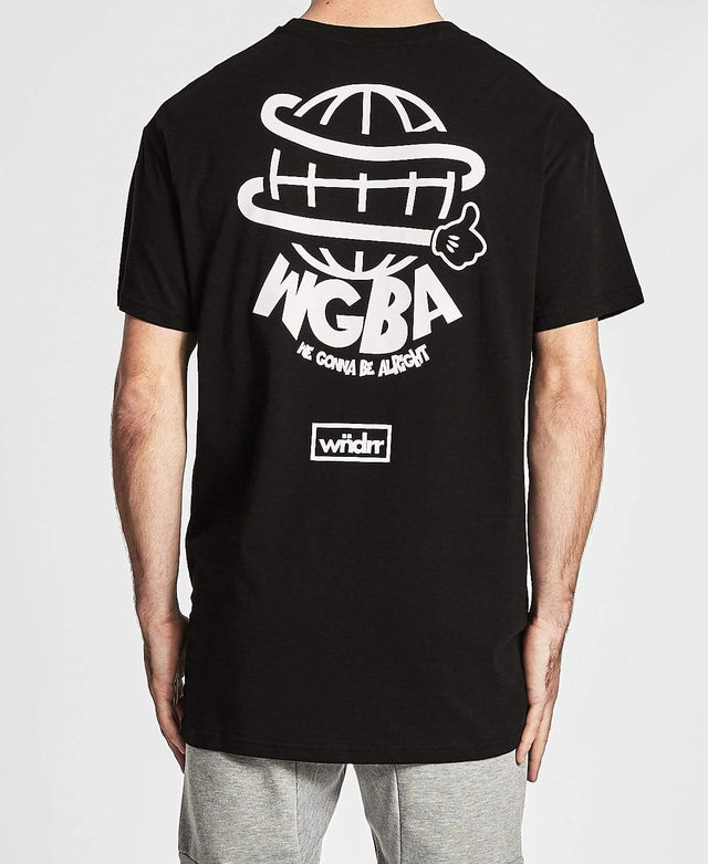 WNDRR WGBA Custom Fit T-Shirt Black