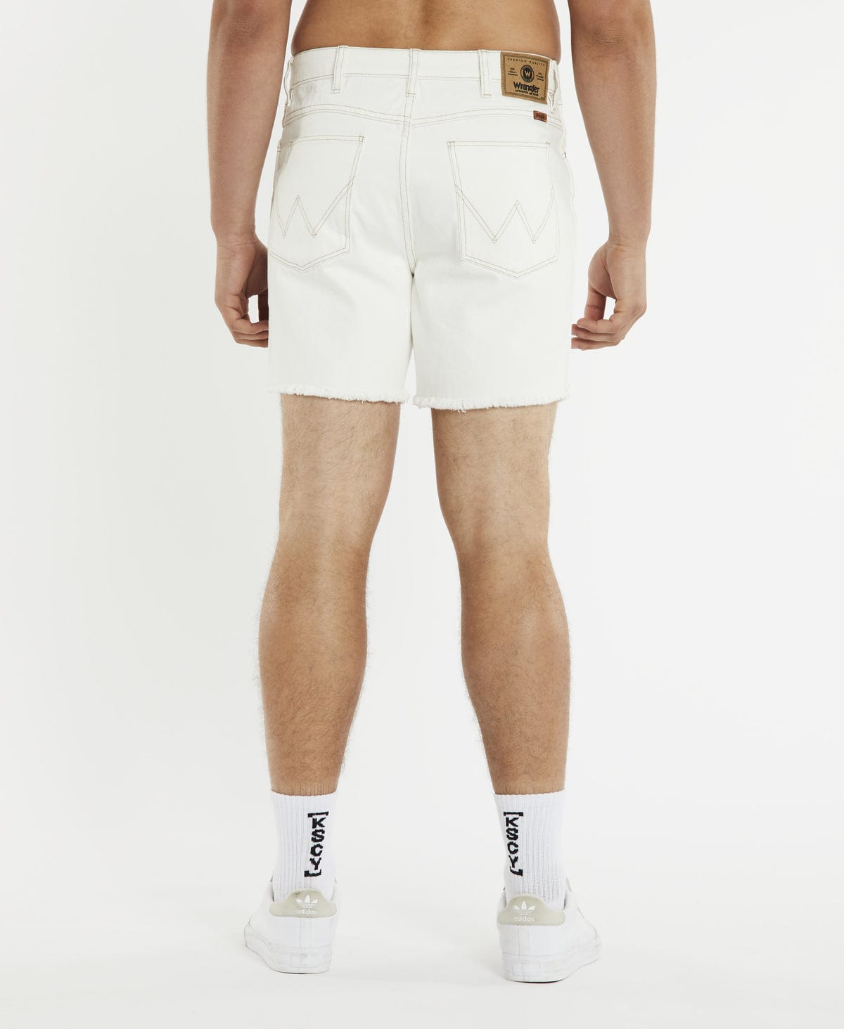 White wrangler clearance shorts