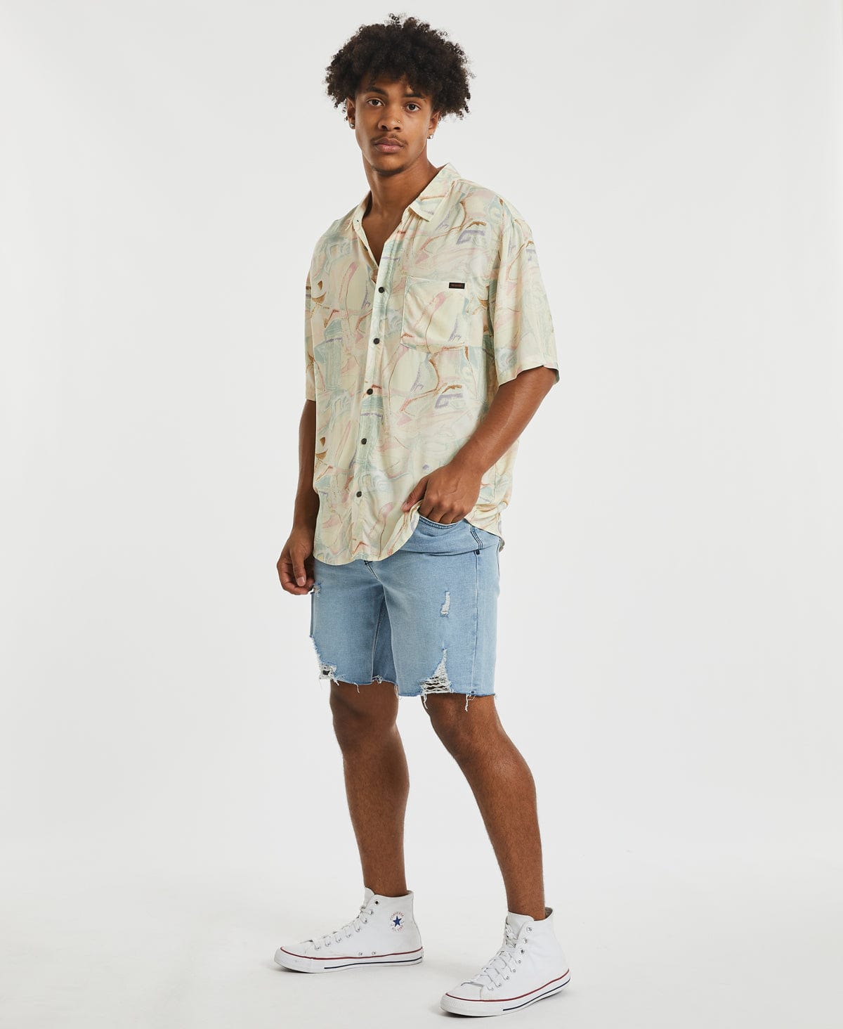 Wrangler white hot sale denim shirt